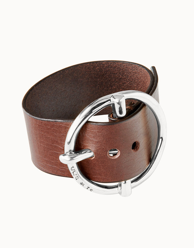 Pulsera bañada en plata de ley