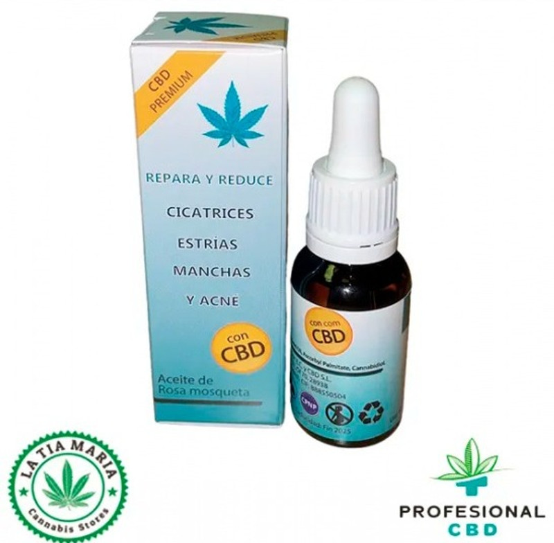 Aceite esencial de Rosa Mosqueta con CBD