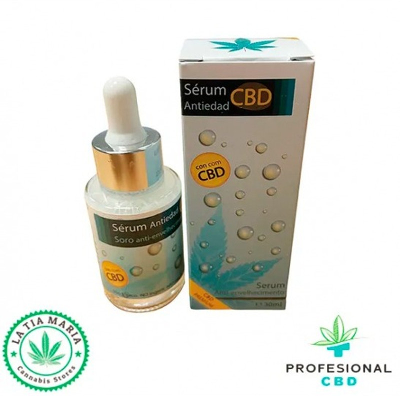 Sérum facial Anti-Edad con CBD