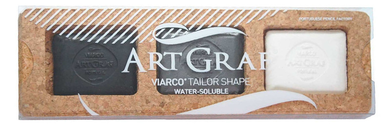 artgraf tailor shape set blanco, grafito y black carbon